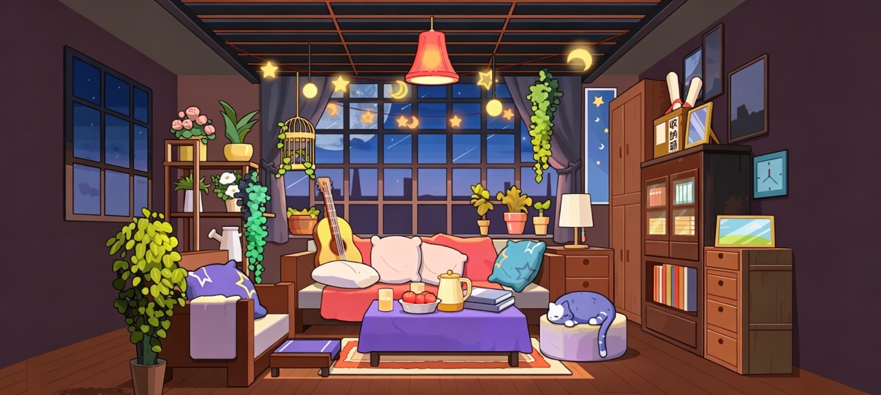 流星雨落